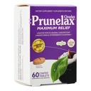 Prunelax Ciruelax Massima Rilievi Lassativi Tablets con Senna Naturale per costipazione occasionale, Estratto di senna, Vegan & Gluten-Free, Rilievo notturno delicato - 60ct