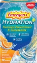 Emergen-C Hydration+ Sports Drink Mix con Vitamina C (18 Conte, Spritz Arancio Flavor con Glucosamine), Rifornimento Elettrolitico, 0.34 Ounce Powder Packets