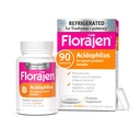 Florajen Acidophilus Probiotics, Salute Gut, Salute Vaginale e Integratore di Supporto Immune, Costipazione e Rilievo Bloating per Adulti, 90 Capsule (Rifrigerati)