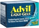 Advil Liqui-Gels 20s dimensione 20s advil ibuprofene dolore liquido riempito capsule 20ct