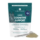 Supporto cognitivo canina della Dr. Bill | Integratore di supporto della memoria Multivitamina per cani | Contiene Gingko Biloba, L-Carnosina, Vitamina B-12, L-Glutamina, L-tirosina e DHA per cane adulto e senior
