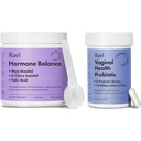 Rael Supplemento per le donne Bundle - equilibrio ormone, fertilità e supporto ovarico (30 giorni di alimentazione) & Probiotici, enzimi digestivi, salute del tratto urinario (30 giorni di alimentazione)