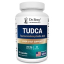 Dr. Berg TUDCA Supplemento (acido tauroursodeoxycholic) - Formula potente per la salute del fegato, il flusso di bile, il supporto della vescica e la salute digestiva* - 30 capsule