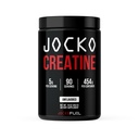 Jocko Fuel Creatine Monoidrato, Polvere micronizzata pura per gli uomini e le donne, supporta la crescita del muscolo, la resistenza, il recupero e la cognizione, senza aroma, 450 grammi, 90 Serve