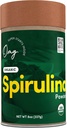 OMG! Superfoods Organic Spirulina Powder - 100% Pure, USDA Certified Organic - Buona Fonte di Ferro, Vitamina A & Vitamina B12. - 8 once (1 pacchetto) ...