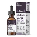 Marie Originals Natural Ear Oil Drops | Mullein Garlic olio Ear gocce per la prevenzione delle infezioni, Herbal Ear Ache Gocce per adulti, Bambini & Animali, Soothes Ear Pain & Wax rimozione, Earache Remedies (1 pacchetto)