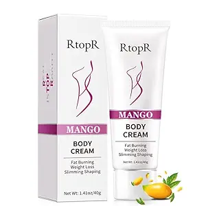 Barriera Mango Anti Cellulite perdita di peso crema dimagrante Stomach Fat Burner ingredienti naturali Gambe, braccia, cosce e vita grasso, Anti Cellulite, Donne dimagrimento rapido [confezione 2] 40 Gm