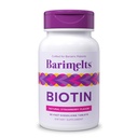 BariMelts Biotin 5000mcg, 90 compresse di dissolvenza rapida (3-Month di alimentazione), Vitamine baratriche senza zucchero per le donne, aromi naturali di fragola