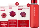 FOODOLOGY RED Burning 1-Month Set completo/Coleologia Cut(1ea) & Coleology Drink Mix(2ea) & Coleology Cutting Jelly(3ea) $ Water Bottle(1ea)...