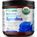 Biophix Blu Spirulina Polvere Blu Blu Blulina 6 oz - Algae Organic Spirulina Polvere 170 Serve - Superfood Supplement - Pigmento Blu Naturale - Espirulina en Polvo Organica Pura Azul