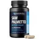 Sega Palmetto 500mg e L-Arginina 500 mg - Salute Prostatica e Nitric Ossido Supplementi per gli uomini - 60 Conteggio - Funzione urinaria Supporto e resistenza per i maschi attivi - Vegan, Non OGM, 1 Mese di alimentazione