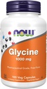 NOW Glycine 1000 mg,100 capsule di veg
