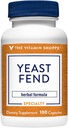 La vitamina Shoppe Yeast Fend, Formula di erbe per le donne, contiene acido caprilico, lactobacillus e erbe (100 capsule)