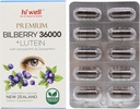 Hi Well Premium Bilberry 36000 + Lutein 12mg 60Vegtarian capsule