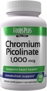 Cromo Picolinato 1.000 mcg Supplemento minerale, Apsorbimento superiore, Supplemento cromo, 100 Serve