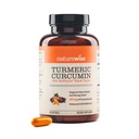 Curcuminoide Turchese NatureWise 500mg con Morbidi Pepe Nero - Extra Forza, Assorbimento potenziato - 95% Curcuminoidi & BioPerine per il supporto immunitario - Gluten-Free, Non-GMO - 90 Conte[3-Month Alimentazione]