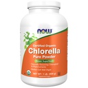 NOW Integratori alimentari, Clorella Organica Polvere con clorofilla naturale, beta-carotene, carotenoidi misti, vitamina C, ferro e proteine, 1-polvere