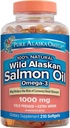 Pure Alaska Omega-3 Wild Alaska Salmon olio 1000mg 210 ct