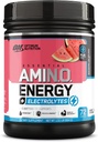Optimum Nutrition Essential AMIN.O Energy & Electrolytes - Energy, Focus & Post-Workout Muscle Recovery - Watermelon Pre-Workout Electrolyte Powder Drink - Splash Watermelon, 1.51 lb (72 Servings)