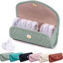 BAGSFY organizzatore settimanale di pillole 2 volte al giorno in un caso di pillole di tessuto carino, sacchetto di medicina, scatola di pedaggio di AM PM 7 giorno, custodia di viaggio portatile di farmaci per pillole, vitamine, oli di pesce, integratori.