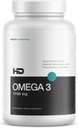 HD MUSCLE HealthHD Omega-3 Fish Oil | 1700mg Ultra High Potency Omega-3 Triglyceride | DHA & EPA | Heart Health Support | 60 Serve / 120 Softgels