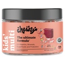 Chewsy Kids’ Multivitamin, Delicious Candy-Style Daily Vitamin Chews + Probiotics + Superfoods, Wild Berry Flavor Chewable Fruity Supplement Chews, Individualmente Wrapped, Facile da godere, 30-Day Supply