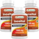 I migliori naturali Inositol 1000 mg 120 compresse (120 conteggio (pacchetto di 1)) (120 conteggio (Packf di 3))