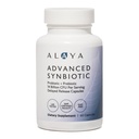 Alaya Naturals Advanced Synbiotic - Probiotico + Prebiotico - 14 miliardi di CFU Rilascio Probiotico Supplemento con Prebiotici da Sunfiber®, e L-glutammina per Gut Lining Integrity - 60 capsule