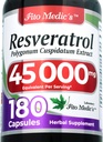 FITO MEDIC'S Lab | Resveratrolo | Integratori Resveratrolo | Capsule Resveratrolo 450 mg 100:1 per 3Capsule Serving | 180 Caps