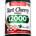 FITO MEDIC'S Lab | Tart Cherry Capsule |200 Capsule |12000 mg | Tart Cherry Extract | Cherry Extract | Concentrate Extract |Ultra high Absorption.