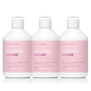 Collagen Deluxe 500ml x 3 I 8 Settimana Bundle I 12500 mg Collage Marino (Tipo I & III) Acido Ialuronico, Biotina, Vitamina C I Senza Zucchero - Alimentazione 8 settimane