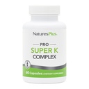 NaturesPlus PRO Super K Complex - 60 capsule - Promuove il metabolismo del calcio sano - Include vitamine K1 & K2 - Non OGM, Vegan & Gluten Free - 60 Serve