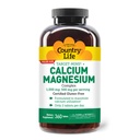 Country Life Target-Mins Calcium Magnesium Supplemento per la salute di ossa, 1000 mg di calcio, 500 mg di magnesio, senza glutine, 2:1 Ratio per l'utilizzo ottimale
