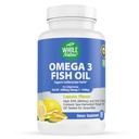 Omega 3 integratori di olio di pesce, massima resistenza 2400 mg Omega-3, 1440mg olio di pesce, acidi grassi EPA DHA, salute del cuore, visione, occhio, cervello, supporto immunitario per le donne e gli uomini.