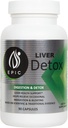 Supporto massimo con Epic Black Label Liver Detox Integratore alimentare - 90 Capsule Confezionati con ingredienti naturali come estratto di carciofo, cardo, curcuma, ferro e calcio