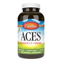 Carlson - ACES, Vitamine A, C, E + Selenio, Salute Cellulare & Supporto Immune, Antiossidante, 200 Softgels