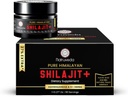 Himalayan Shilajit Resina per uomini e donne - Shilajit Organico, Acido Fulvico & 85+ Minerali Trace Naturali - Resina dietetica ayurvedica, 10 Ingredienti naturali f - 90 Serve, 1.27oz