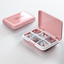Organizzatore di pillole giornaliero, scatola di pillole per il borsellino - Dtouayz Travel Pill Case, supplemento di vitamina e dispensatore di farmaci impermeabile 6 titolare di medicina di confronto, settimanale grande contenitore di pillole