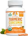Curcumina erboristica biologica con estratto di pepe nero 2000mg - Supplemento ultrapotente ad alto assorbimento - 95% Curcuminoidi - Vegan, Non OGM per il supporto congiunto - 120 capsule