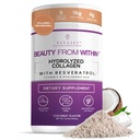 Polvere di peptidi di collagene idrolizzato VITASEI con vitamina C & Resveratrolo - Hair, Skin and Nails Vitamins for Women & Men - Bone and Joint Supplement - Coconut Flavored - 16 oz
