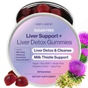 Supporto per fegato Plus con cardo al latte, Alfalfa Leaf, Vitamine D3 e Formula Avanzata B12