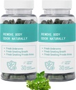 Integratore Deodorante Interno – Supplemento Deodoranti Corpo, per Salute Gut, Salute Della Pelle, Supporto Digestione – Pillole Natural Odor Control Chlorophyll | 30 Capsule Vegan (2pcs)