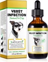 Trattamento naturale di infezione del lievito per cani, Trattamento di infezione del lievito del cane, Rilievo di allergia del cane, Itch e Rilievo di immunità, Migliora Cappotto & pelle, Integratore di erbe del cane, 2 oz