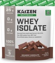 Whey Isolate | Chocolate | 25g Protein | Grass nutrito | No Artificial Ingredients | Solo 5 ingredienti | Fast Absorption | Vedere i risultati del test | 0g Lactose | Gluten Free | Non GMO | 1.5lb | 22 porzioni