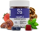 Sensitiva Restful Mushroom Gummies P.M. Formula - Reishi & Turkey Tail Mushroom Supplement Gummies, Mushroom Gummies for Sleep, Relax & Stress Relief (Mixed Berry P.M. Formula)