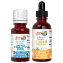 MaryRuth Organics Infant Precision Probiotics Colic & Vitamin D3 Drops | USDA Organic, Clean Label Project Verified® | Vitamine per il supporto immunitario &amp; Total Wellness | Vegan, Non-GMO, Gluten Free