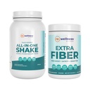 Benessere Reignite di JJ Virgin Vanilla Paleo-Ispirato all-in-One Shake e supplemento di polvere extra fibra
