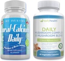 Salute quotidiana - Coral Calcium Daily & 10 Mushroom Blend Complex Combo (1 mese di fornitura)