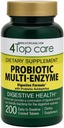 Probiotici Multi-enzimi con Prebiotici e Probiotico Acidophilus per la salute digestiva e Gut, fornendo sollievo dal disagio di Meal-time e Bloating. Integratore alimentare, 200 Conte.