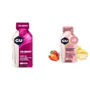 GU Energy Originale Sport Nutrition Gel Tri-Berry e Fragola Banana Flavor 8-Count Bundles